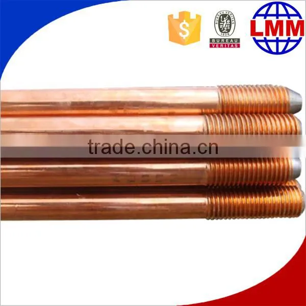 Electrical Pure Threaded Copper Bonded Ground Rod photo-3
