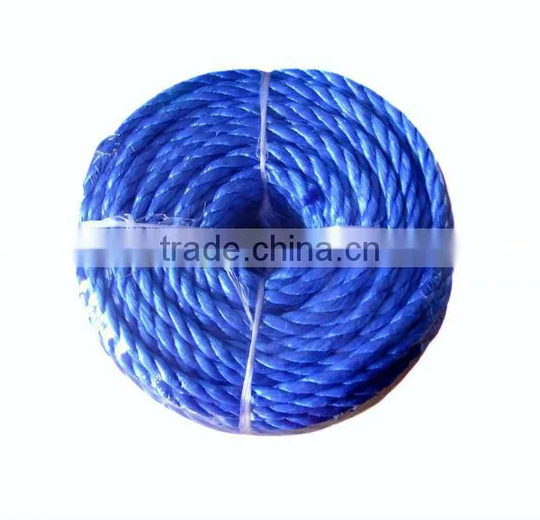 12mm 3 Strands Twisted Polypropylene Split Film Rope