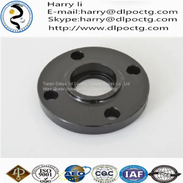 Black Malleable Iron Threaded Iron Floor Flanges photo-3