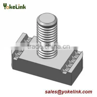 High Quality Galvanized Spring Nut With Stud For Solar Fastener M6,M8,M10,M12 photo-2