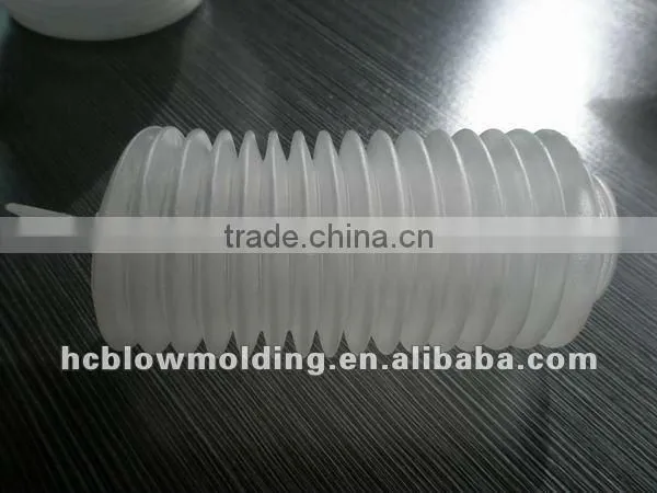 OEM Blow Molding Yellow Plastic HDPE Corrugated Pipe Plastic Pipe Elbow for Sale photo-5