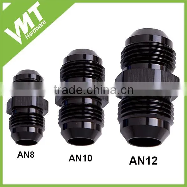 AN10 Flare Male Union Adapters an Fittings Black photo-2