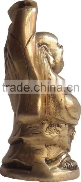 Brass Laughing Golden Buddha photo-4