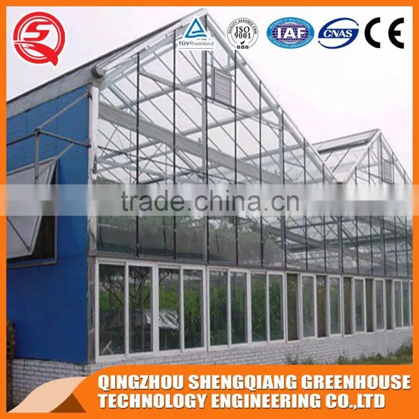 China Multi-span Glass Greenhouse Hydroponic Systems for Agriculture photo-3