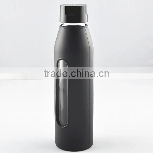 Hot Sale Eco-friendly Food Grade Embossed LOGO Molding Sports Silicone Sleeves for Glass Bottles photo-4