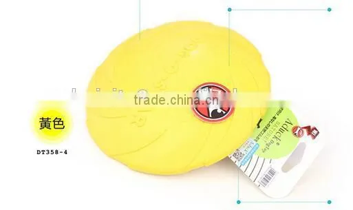 CY185 Eco-friendly Natural Rubber Pet Dog Toy Frisbee Dog Training Pet Product photo-2