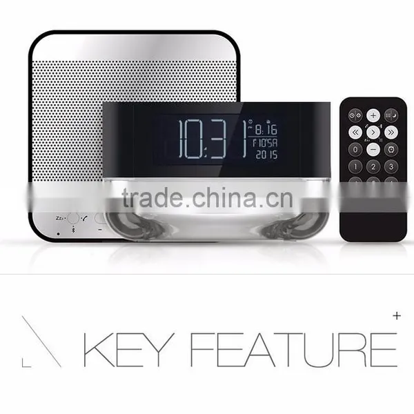 2016 New Arrival Crystal Wireless Multifuction Remote Control Bluetooth Speaker With FM Radio/Night Light/TF Card Supported photo-6