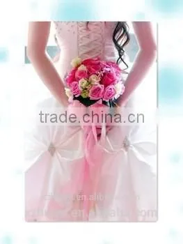 Bridal Holder Bouquet Torus With Floral Foam for Wedding Accessories photo-2