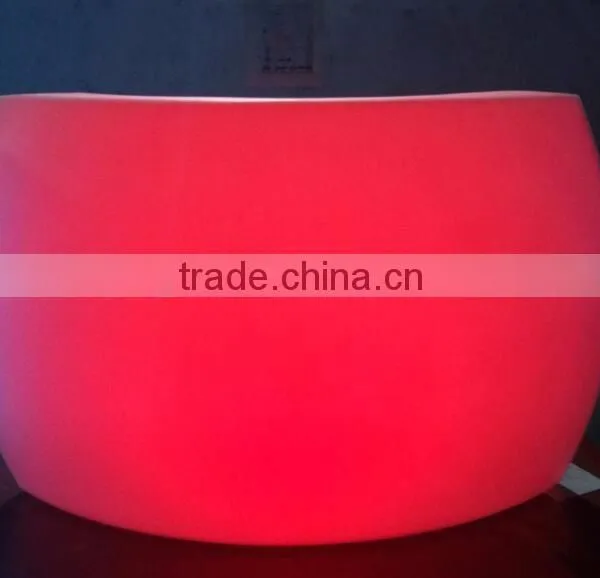 Led Light Bar Counter Furniture, Illuminated Led Bar Counter for Wedding Home Decor / Rechargeable Supermarket Checkout Counter, photo-2