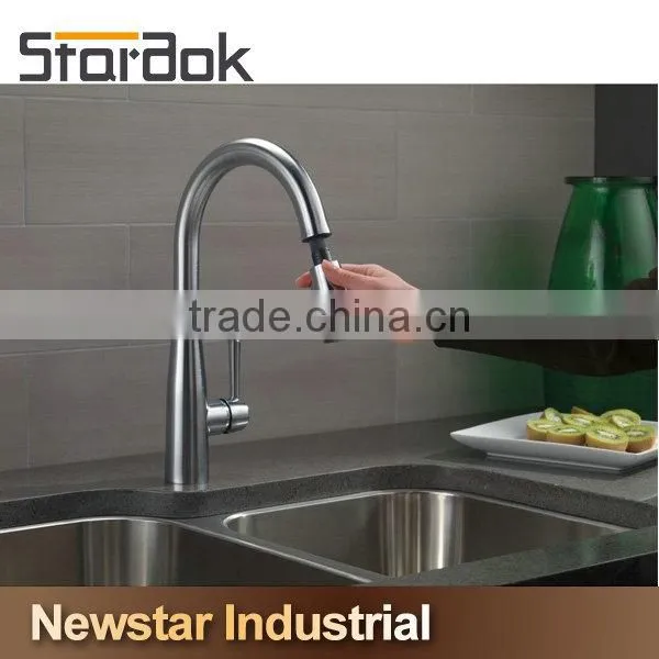 Star.aok Fashion Style Brass Water Saving Kitchen Faucet photo-5