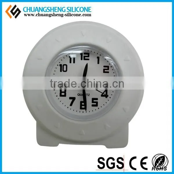 Candy Color Desktop Clock, Sun Shape Clocks, Silicone Table Clock photo-6
