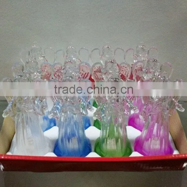 New Battery Operated LED Light Plastic PS Angel Christmas Decorative photo-2