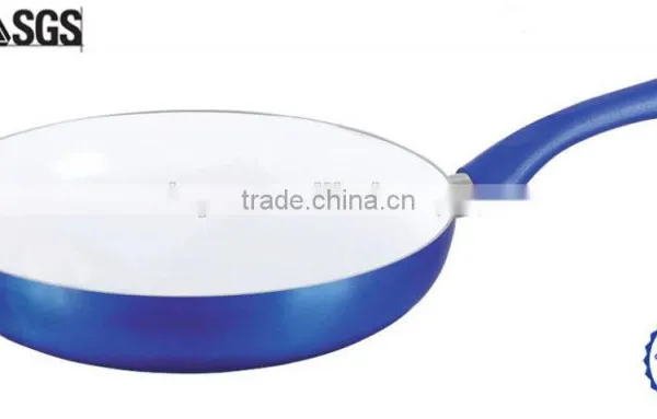 9pcs Cookware in Aluminum With White Ceramic Nonstick Coating photo-2