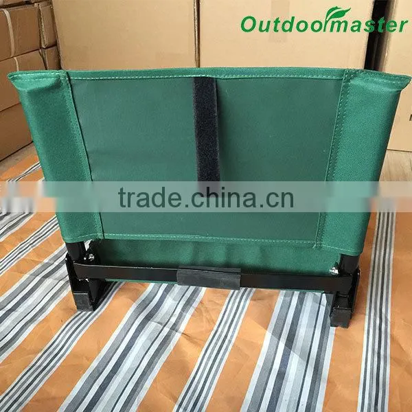Portable Cheap Dark Green Folding Football Game Seat Cushion photo-3