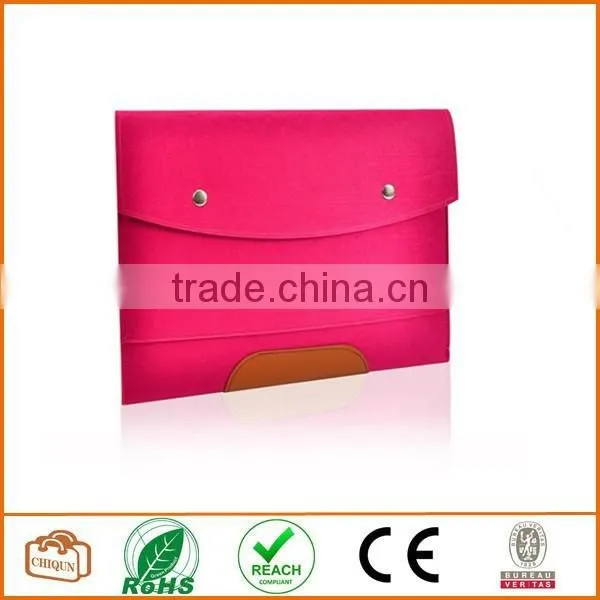 Chiqun Dongguan Felt Laptop Sleeve Bag Case Cover Pink photo-2
