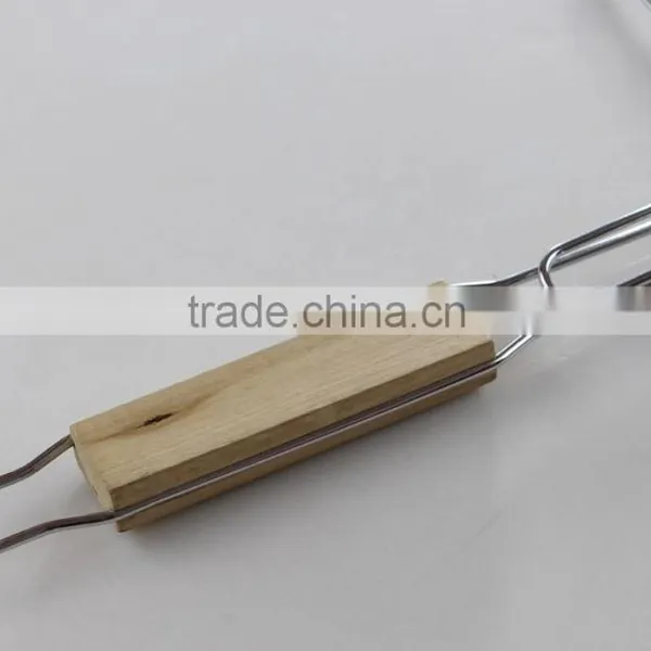 Outdoor Barbecue Wooden Handle Grill Net photo-4