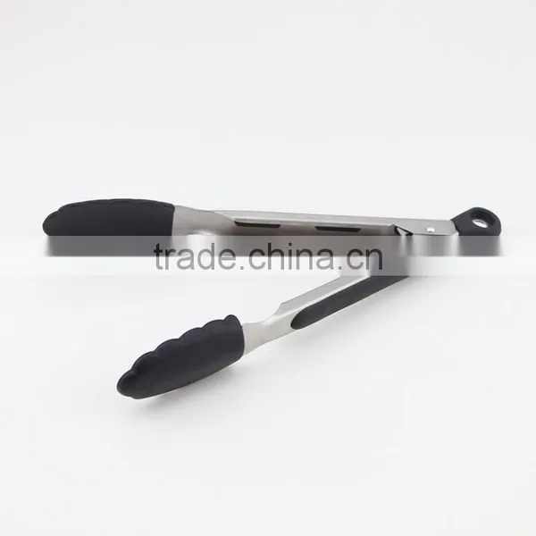 Kitchen Tongs and Stainless Steel Silicone Cooking Utensils Set of 2, Commercial Grade photo-6