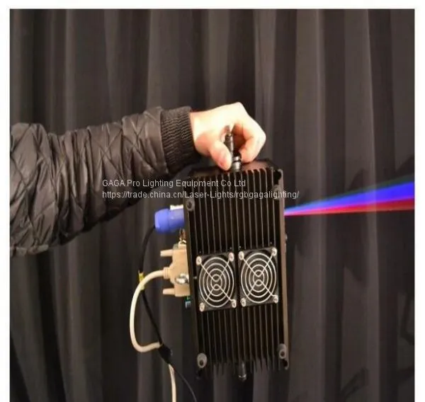 RGB Полноцветный мини-анимационный программируемый лазерный световой шоу мощностью 3000 МВ photo-2