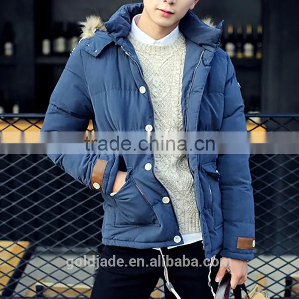 Manufactorying China Supplier 2016 Fashion Thicken Cheap Men Winter Coats With Hoodie photo-2