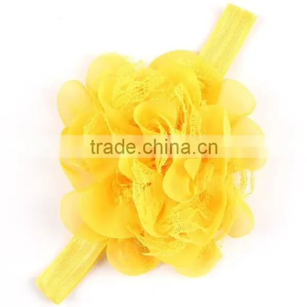YA-04 2015 Sales Hot Lace Chiffon Flower Children's Hair Band photo-6
