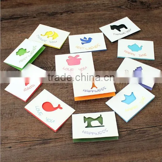 Diy Custom Valentine's Day Festival Card High Quality Festival Invitation Card Paper Friendship Greeing Card 2016 photo-4