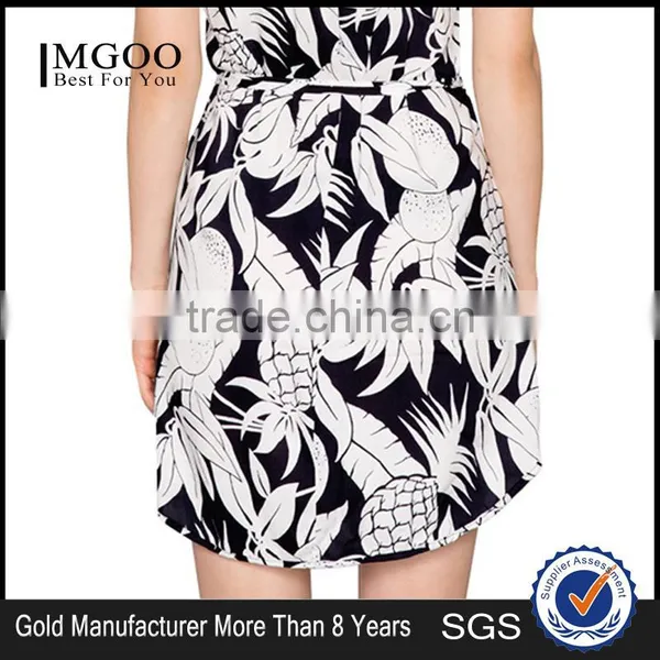 MGOO China Made OEM Manufacturer Summer Mini Chiffon Slip Dress Front Button Women Vestidos 2015 #25206052 photo-5