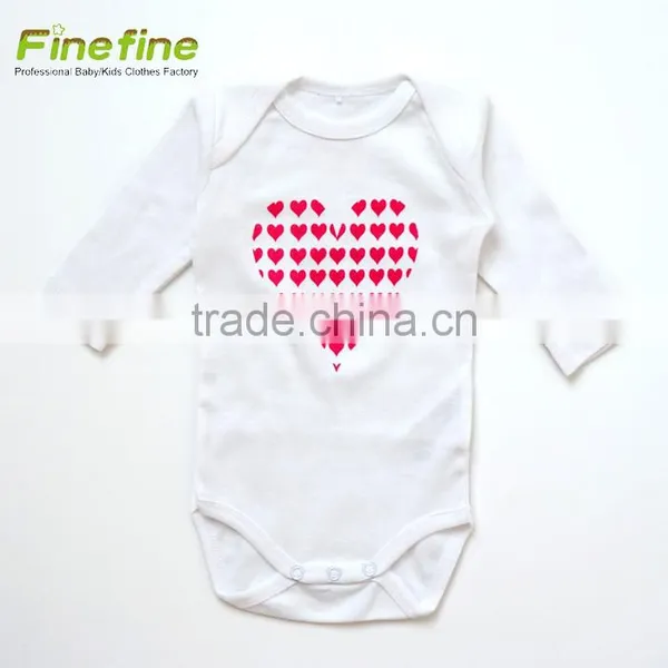 Fashion Style Long Sleeve Baby Clothes Printed Baby Romper photo-4