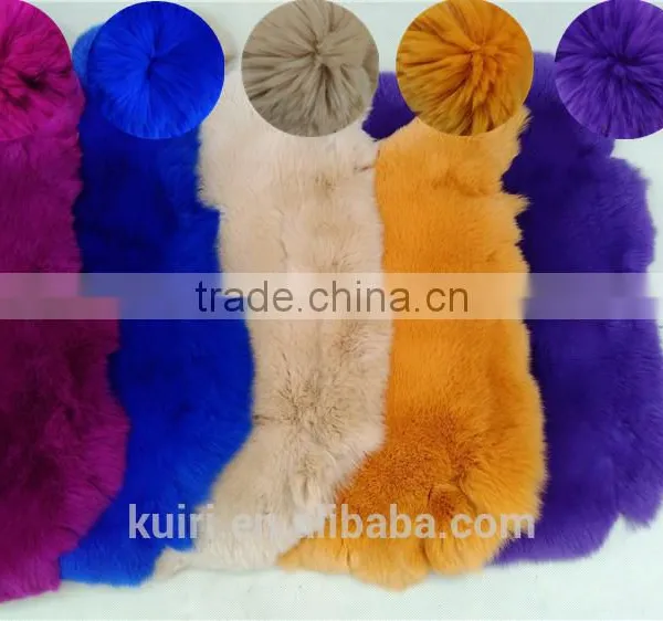 Genuine Fur Material Rex Rabbit Fur Pelts Skin/plate for DIY Tp8 photo-3