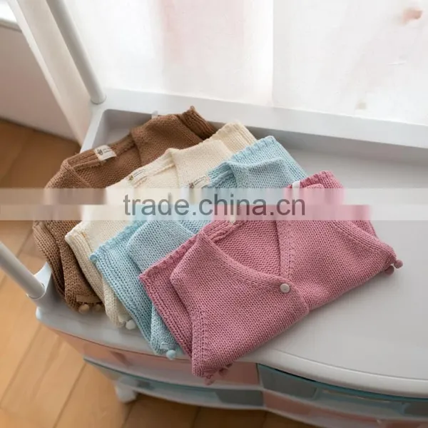 S32903W Cute Crochet Baby Sweater Vest 2017spring New European Style Cotton Knitted Waistcoat Sweaters photo-6