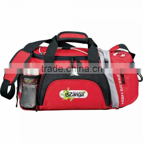High Sierra 22" Switch Blade Sport Duffel Bag - Has an End Media Pocket With Headphone Port and Comes With Your Logo photo-6