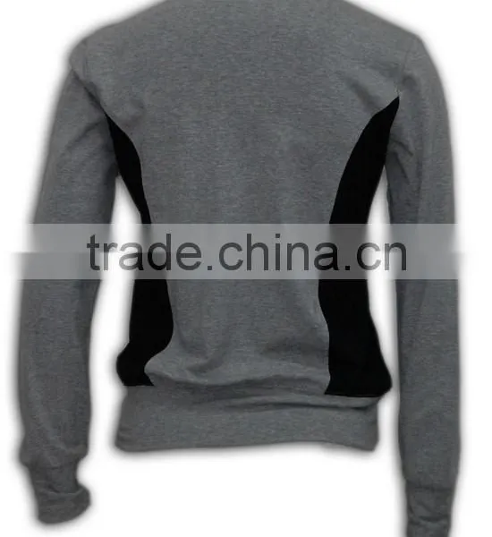 2015 High Quality Custom Plain Black Cheap Fashion Lovers Hoodies photo-4