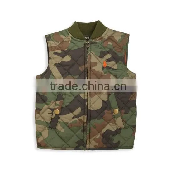 Hot Sale Kids Camo Assault Vest Padding Vest Jacket for Boys photo-2