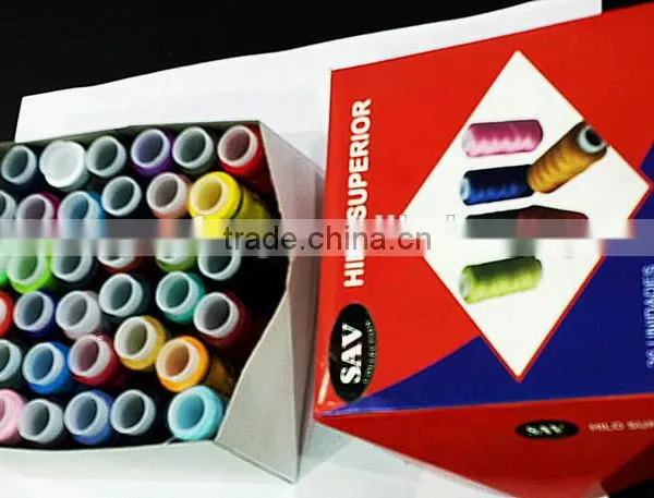 Hot Sell Low Shrinkage High Tension Manufacturer Industrial Sewing Thread photo-3