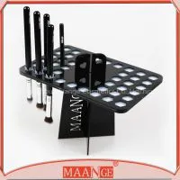MAANGE Heart-shaped High End Black Makeup Brush Show Shelf photo-2