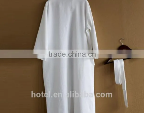 100 Cotton White Adult Waffle Bathrobe For Hotel photo-2