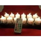 Electromagnetic Induction Rechargeable Battery Electric LED Candles 2.4V