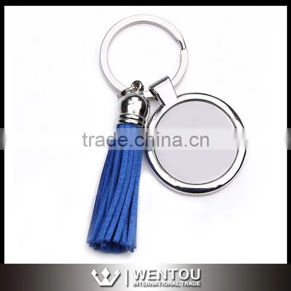 Personized Leather Tassel Keychain photo-2