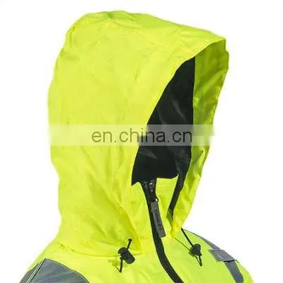 3m Reflective Winter Safety Jacket Two Tone Lime Yellow Reflective Jacket/Workwear Men's Reflective Safety Jackets/2lo photo-5