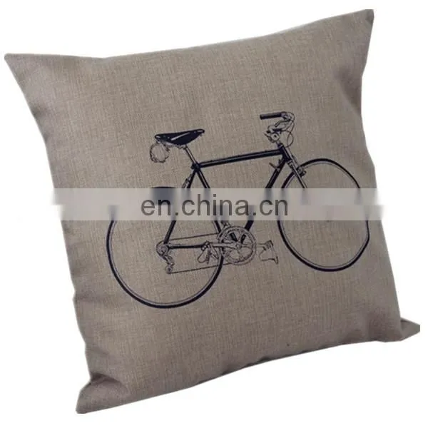Cartoon Custom Cheap Home Throw Cushion Cover Fashion Linen Decorative Chinese Embroidered Cushion Cover Pillow Cover photo-4