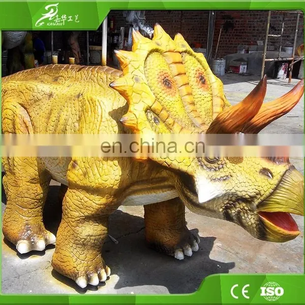 KAWAH Hot-Sale Amusement Park Outdoor Life Size Mechanical Dinosaur Ride photo-3