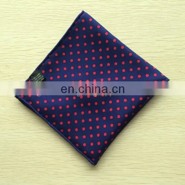 Hand Rolled Reverisible Silk Pocket Square Top Quality photo-3