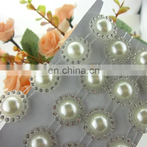 Wholesale Rhinstone Plastic Trim Banding Plastic Pearl Rhinestone Banding