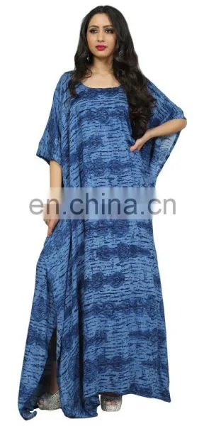Printed Kaftans Collection 2017 / Women Decent Daily Casual Wear Ankle Length Kaftans (kaftan Dress) photo-5