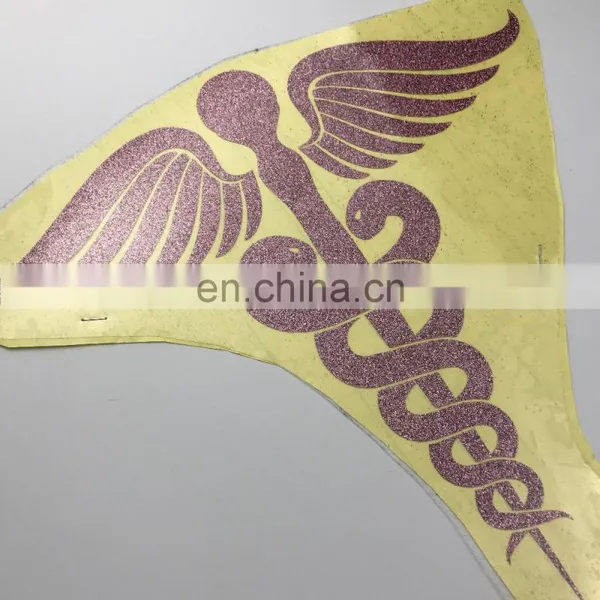 Fashional New Design Black Color Red Logo Screen Printing Reflective Heat Transfer Sticker/Tape Vinyl for T-Shirt