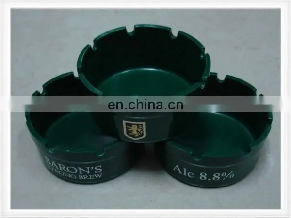 Pocket Ashtray Plastic Ashtray Metal Ashtray in Triangle Shape Black Color photo-4