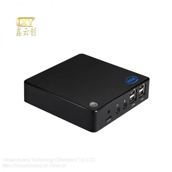 XYC  Intel Atom мини-ПК с двойным ядром, 2 ГБ ОЗУ + 32 ГБ вставляемая карта TF, поддерживается OEM