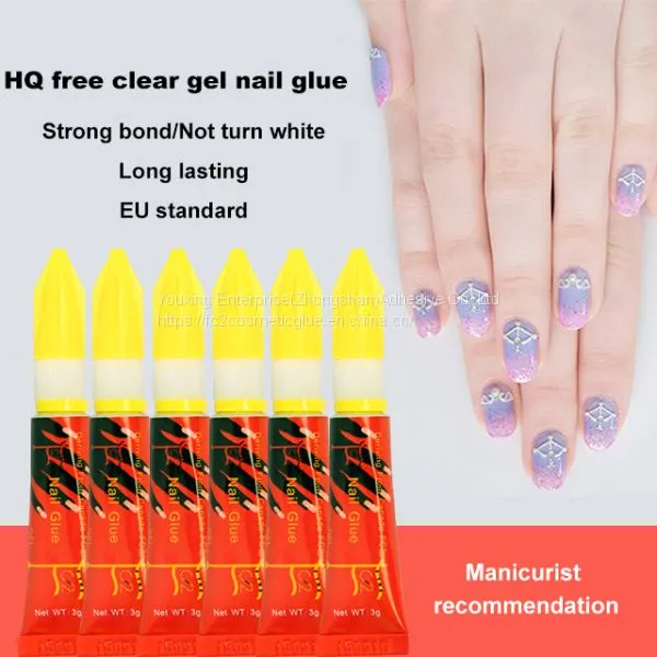 3g Clear Gel Nail Glue Cyanoacrylate Nail Art for Stick Diamond/rhin Stone