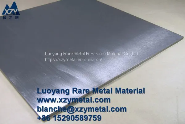High Melting Point Molybdenum Sheet TZM Molybdenum Sheet for Sale