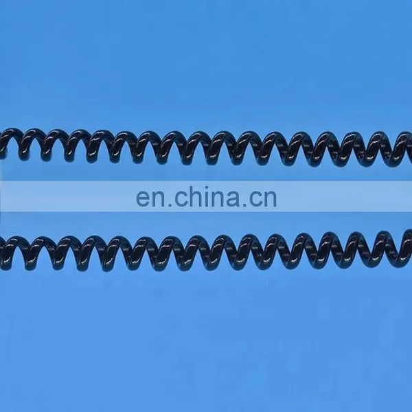 Spring Wire Coiled Cable/telephone Spring Cable Low Voltage Flexible Retractable Spiral Spring Coiled Cable photo-2