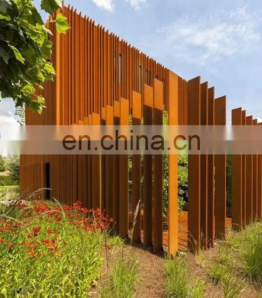 Corten Steel Edging Fence Corten Steel Sheet photo-4